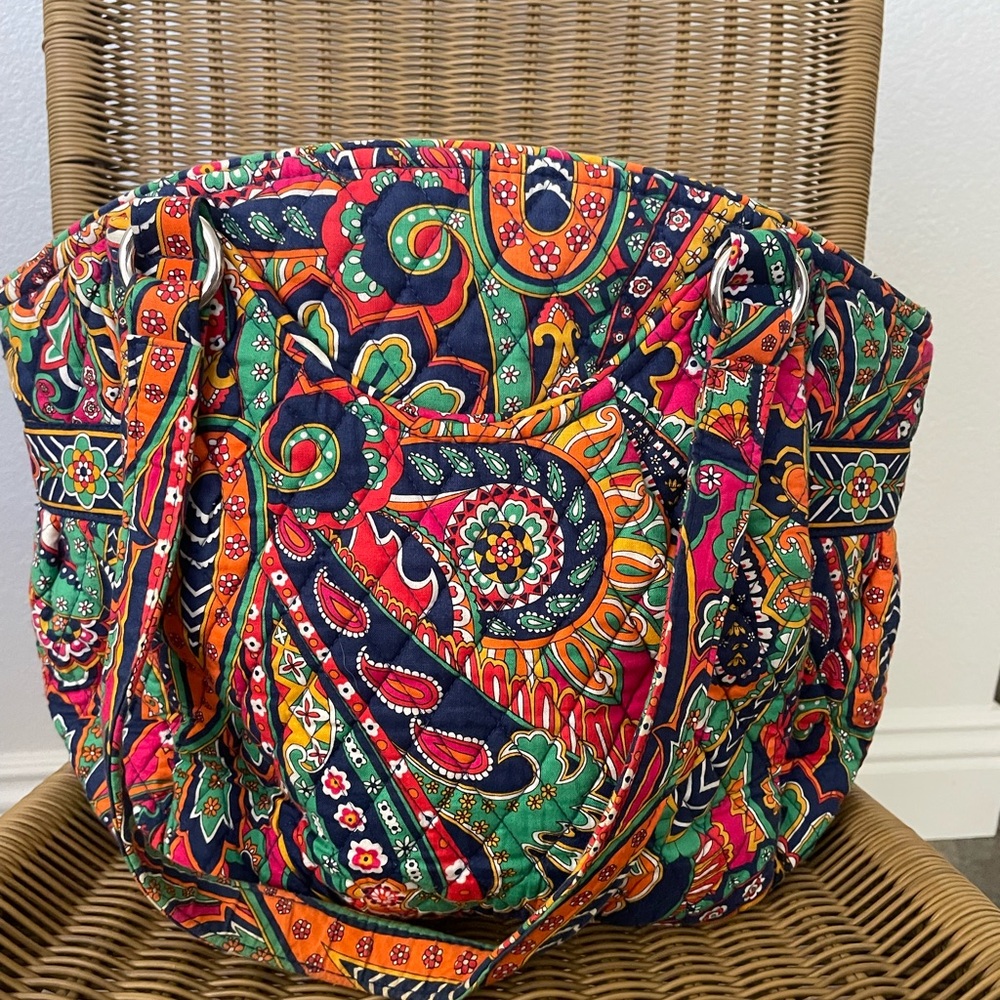 Vera Bradley Venetian Paisley Glenna Bag